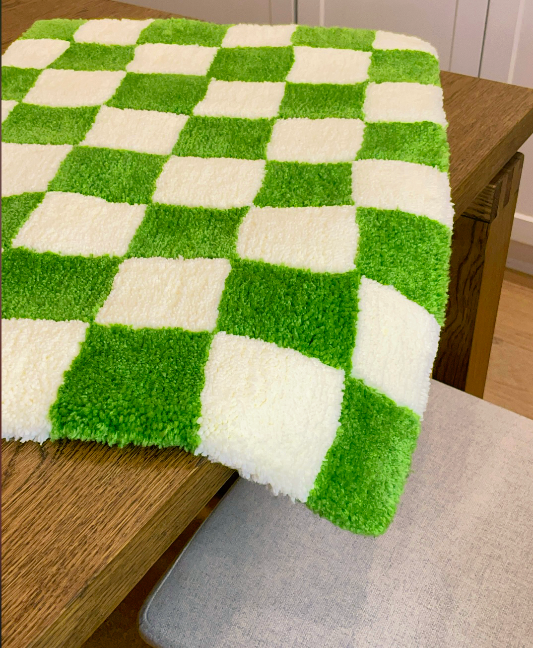 GREEN CHECKER BOARD