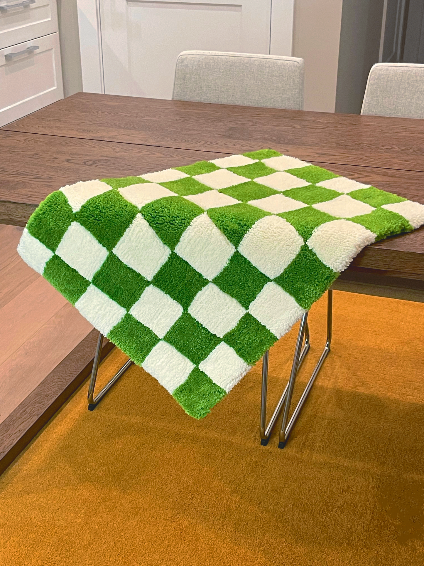 GREEN CHECKER BOARD